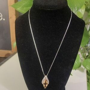 Elegant Silver 925  Pendant Necklace